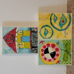 Colorful Whimsical Wall Art